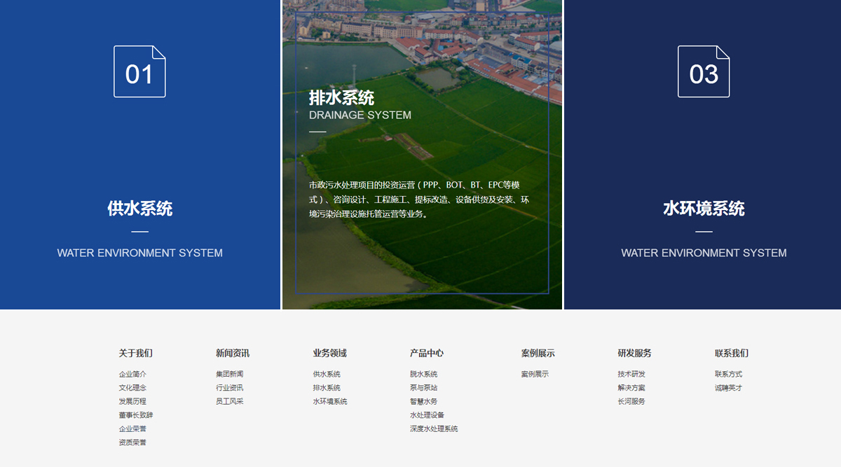 昆明环保类网站开发 网站底部 三合一,四合一 www.kmvxin.com
